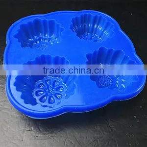 10135 Four Cells Flowers Silicone Mould thumbnail-4