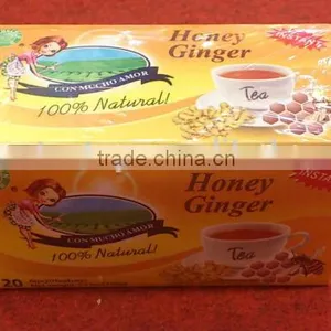 Instant Ginger Tea Granules, Ginger Honey Drink, Honey Ginger TeaBag thumbnail-1