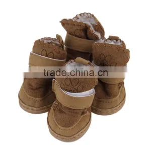 2 Colors 2015 New Fashion Pet Dog Pet Shoes Snow Boots Child Teddy Cotton Fla Small Dog Shoes Snow Boots thumbnail-6