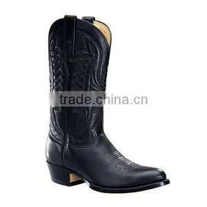 Goodyear Welt Leather Western Boots thumbnail-1