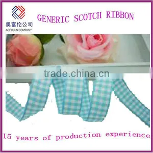 Hot Sale High Quality Plaid Ribbon thumbnail-3