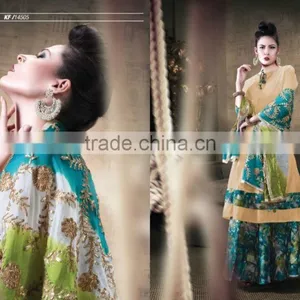 Wedding Embroidery Tops (Dazzling Dupattas With Silk Tops and Printed Skirts. ) thumbnail-1