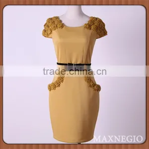 High Quality Clothing Factories in China Elegant OEM Service Fashion Dress thumbnail-1