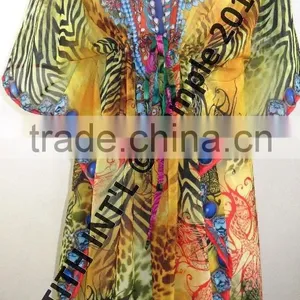DIGITAL PRINTED FANCY KAFTAN thumbnail-1