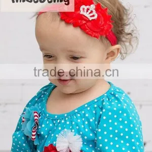 Wholesale Hair Accessories Imperial Crown Flower Baby Elastic Headband Rose Fashion Accessory thumbnail-1