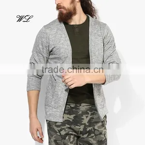 Man Fashion Long Sleeve Buttons Design Blazer Jacket Knit Fabric Fancy Shrug thumbnail-1