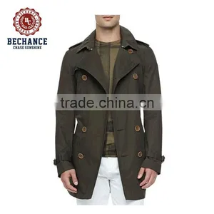 Lightweight Men's Green Parka PQ309 thumbnail-1