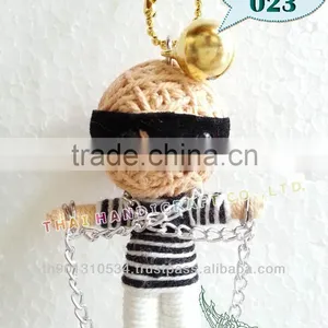 Handmade Keychains Keyrings Voodoo Doll String Accessories Bag Gifts thumbnail-1
