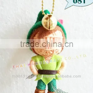 Handmade Keychains Keyrings Voodoo Doll String Accessories Bag Gifts thumbnail-1