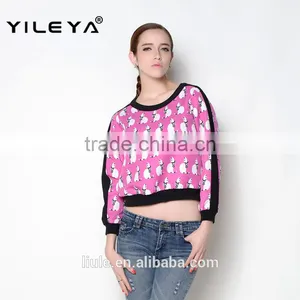 Latest Autumn Casual Digital Printed OEM Women Latest Fashion Blouse Design thumbnail-1
