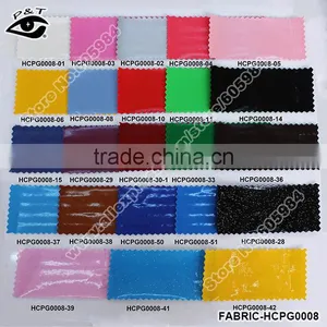 Hot Sell Synthetic Leather 100% pu Leather Shiny Solid Colors for Shoes thumbnail-1