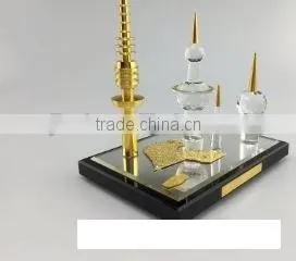 Hight Quality Crystal 24k Kuwait Tower Model for Souvenir Gift JC-05 thumbnail-1