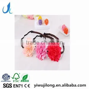 Hawaii Flowers Wig Hairband Wreath Hair Hoop Beach Bohemian Hairpin Fashion thumbnail-1