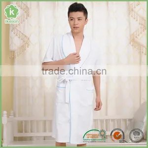 Factory Royal White Breathable Waffle Hotel Bathrobe thumbnail-1
