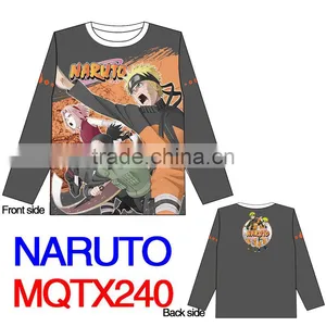 High Quality Naruto Popular Style Japanese Cartoon Cosplay Long-Sleeve Warm Anime T Shirt thumbnail-1