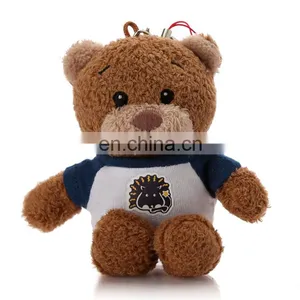 Colorful Wholesale Plush Stuffed Mini Teddy Bear Plush Bear Keychain thumbnail-4