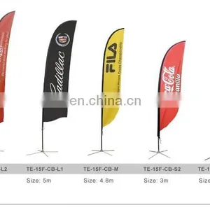 100D Polyester Beach Flag,swooper,feather Flag,flying Banner,knife Banner thumbnail-1