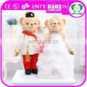 HI CE Sweety Couple Teddy Bear Wedding for Valentine Gifts thumbnail-3