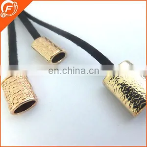 Small Size Metal Trinkets With Three Stoppers Cord Ends for Shoes Garment Decoration thumbnail-1