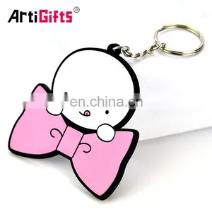 Keychain Maker Wholesale Custom Cheap Cute Soft Pvc Doll Keychains No Minimum thumbnail-1