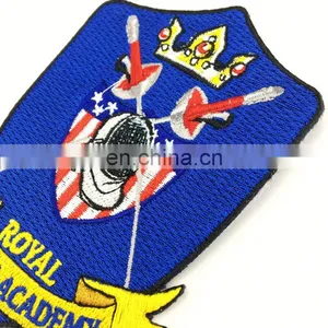 Professional Clothes Accessory Embroidered Badges Flower Embroidery Patch thumbnail-2