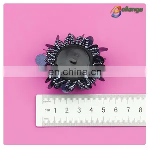 Wholesale Fancy Designer Coat Clothing Buttons Beaded Buttons Fabric Buttons Wholesale for Clothing thumbnail-3