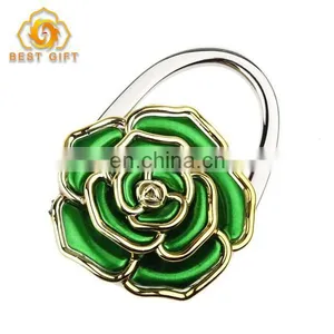 Hot Fashion Beautiful Metal Rose Purse Hanger thumbnail-2