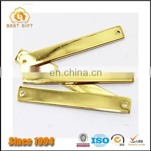 Wholesale Custom Logo Cheap Hardware Bag Accessories Decorative Metal Charms thumbnail-3