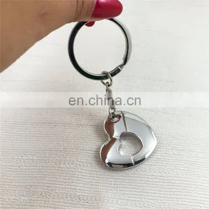 Customized 3D Heart Shape Hollow Keychains thumbnail-2