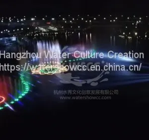 Fountain Show Musioc Dancing Fountian LED Show Fire Show in the Lake thumbnail-4