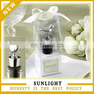 Custom Design Crystal Shape Wine Stopper for Wedding Return Gift thumbnail-1
