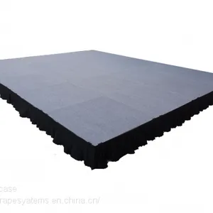 Plexiglass/Aluminum Used Portable Stage Craigslist With Stage Risers for Sale thumbnail-2