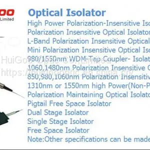 Dual Stage Isolaror 1550nm P Grade Optical Isolators thumbnail-1