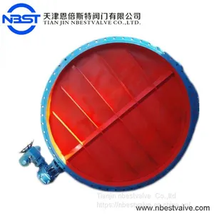 Ductile Iron Electric Actuator Ventilation Butterfly Valve ISO9001 D941W-6C thumbnail-1