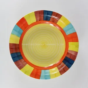 Wholesale Custom Cheap Restaurant Bulk Ceramic Printed Dinner Plate thumbnail-1