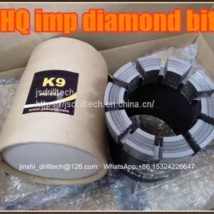 HQ HQ3 Impregnated Diamond Core Drill Bits, Exploration Drilling Bit, Rock Coring, Geotechnical Drilling Bits thumbnail-3