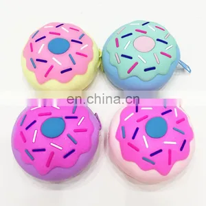 Wholesale Doughnut Silicon Jelly Coin Wallet Cake Donuts Silicon Coin Purse thumbnail-2