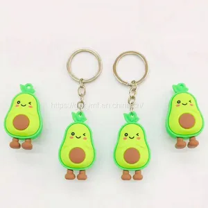 Plastc Fruit Key Chain /3cm Colorful Plastic Key Ring Gift thumbnail-1