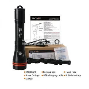 ARCHON C10R Diving Light Scuba Diving Torch 1200LM LED Flashlight thumbnail-5