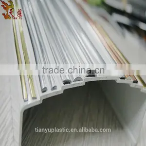 Durable and Anti-aging Golden and Silvery Golden Furniture Chrom Trim Strips thumbnail-3