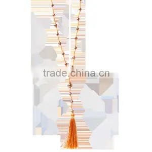 2016 Hot Handmade Fashion Beaded Tassel Necklace Wholesale for Women thumbnail-1