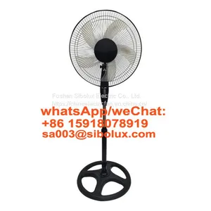 16 Inch Electric Plastic Standing Fan/ Stand Fan With Cross Base and Remote Control thumbnail-3