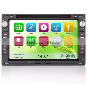 Erisin ES7648V 2 Din 7 Inch Car Radio Bluetooth for Golf 4 Jetta thumbnail-3