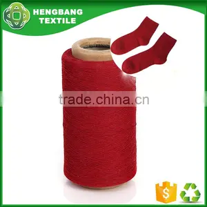 Wholesale Very Cheap Recycled Polyester Open End Red Cotton Sock Yarn ne 16/1 thumbnail-1
