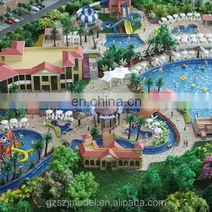 Water Park Architectural Scale Model ,entertainment Facility 3d Miniature Model for Exhibition thumbnail-3