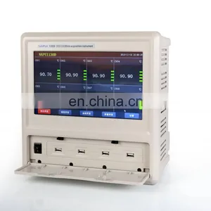 Paperless Data LoggerIndustrial Multi Channel Pt100 Thermocouple Digital Paperless Temperature Chart Recorder With RS485 Modbus thumbnail-1