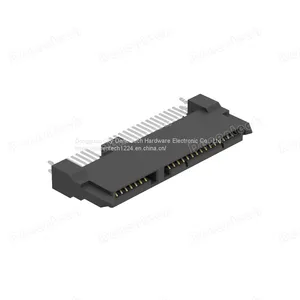 Denentech SATA 7+15P Female H14.15mm Straight Dip Connector thumbnail-1