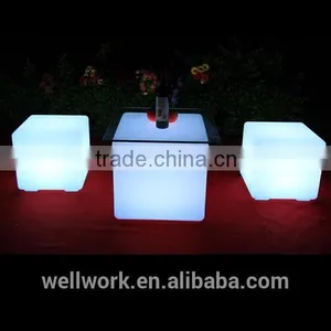 WorkWell Color Changeable Outdoor Seating Cube LED Ligh Chair TYC20 Quality Choice thumbnail-3