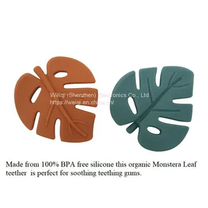 Silicone Maple Teether Bpa Free Baby Teething Teether thumbnail-2