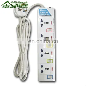 Yiwu 13A Power Socket 3M 4 Gang Lead Cords Universal Power Extension Socket thumbnail-2